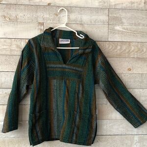 Hand woven striped tunic from the isle of Skye